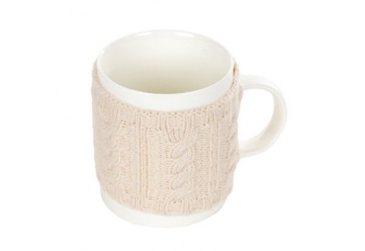 Landon Tyler Handcrafted Mug with Knitted Cover